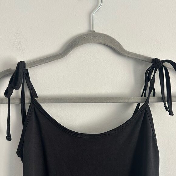 pacsun me to we tie strap tank top black bodysuit size XS - Picture 5 of 7